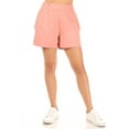 thumbnail image 3 of Moa Collection Women's Casual High Waist Basic Solid Pull On comfy Shorts Pants, 3 of 6