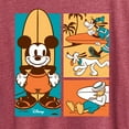 thumbnail image 3 of Disney - Mickey & Friends - Donald Duck, Goofy, & Pluto - Sun, Sand, & Surf - Women's Short Sleeve Graphic T-Shirt, 3 of 5