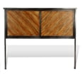 thumbnail image 3 of Fashion Bed Group Braden Bed with Metal Panels and Reclaimed Wood Design - Rustic Tobacco Finish - Full, 3 of 4