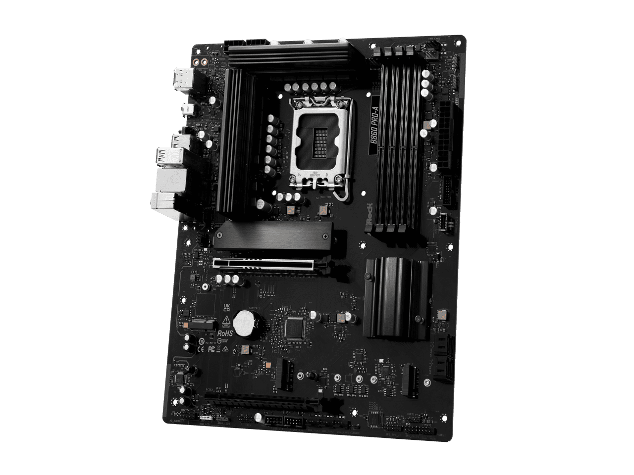 ASRock B860 Pro-A LGA 1851 Intel B860 SATA 6Gb/s DDR5 Intel Core Ultra  ATX Motherboard