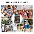 thumbnail image 6 of Honeii Yak print basktball shirt for men and women, Unisex basketball jersey for Theme party-XX-Large, 6 of 6