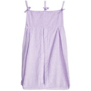 Seed Sprout - Basics Gingham Diaper Stacker, Lavender