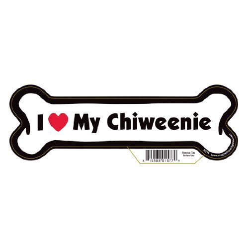 *Dog Bone Magnet* Chiweenies Have More Fun  Car Truck Locker 