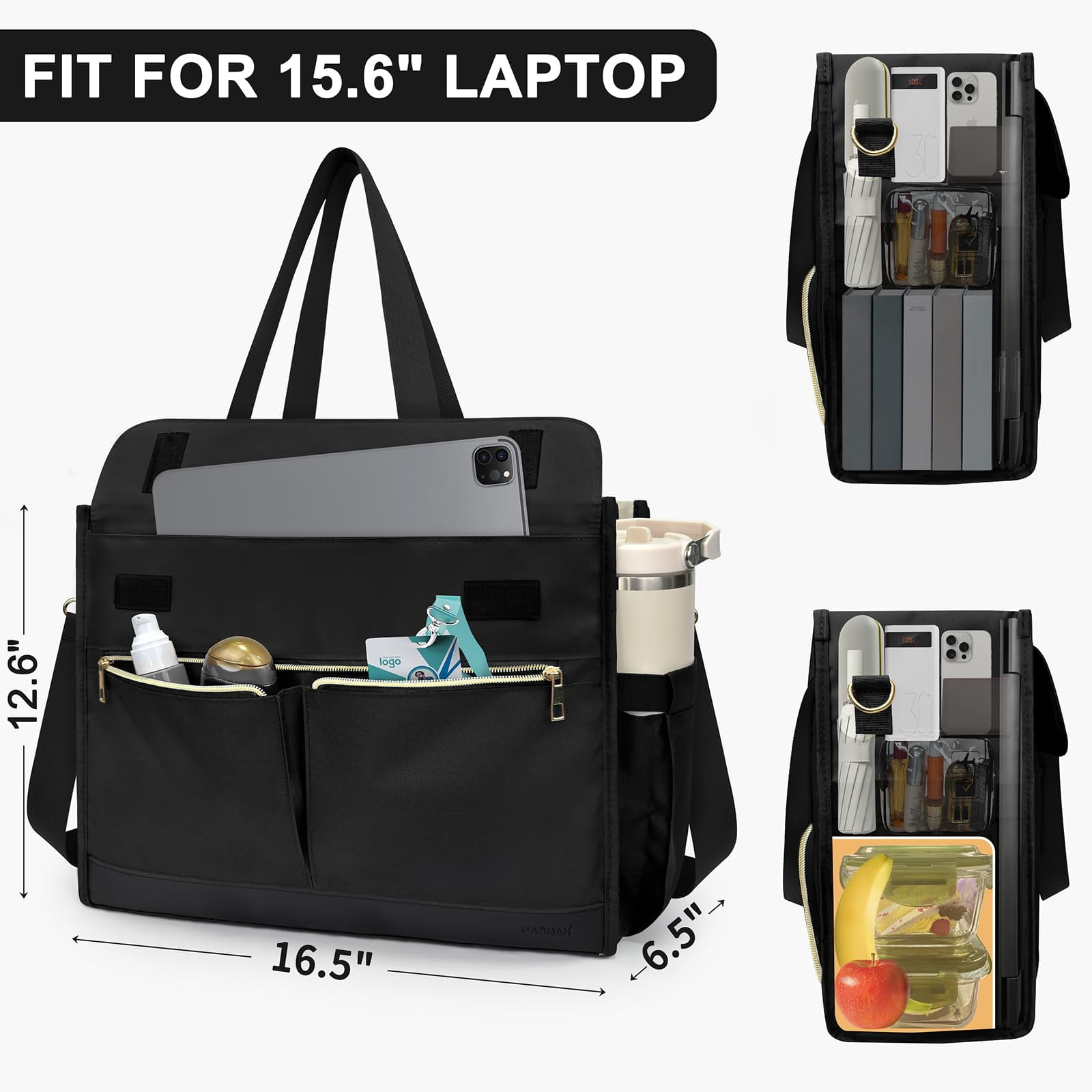 Pasman Insulated Polyester Reusable Lunch Totes