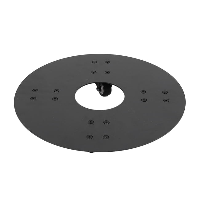 Support à Plantes Roulant Capacité de Charge 500 Lb, Roulettes Silencieuses à Double Roulement en Acier au Carbone, Poupée Ronde, pour Salon Balcon Patio, Résistant à l'Eau Résistant aux Intempéries