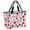 Crimson Pink, variant on Vintage Beige Coastal Beach Bag for Women, Large Breathable Mesh Beach Tote Bag, Summer Beach Starfish Shell Coral Nautical Sandproof Lightweight Travel Bags for Vacation Picnic Swimming Pool