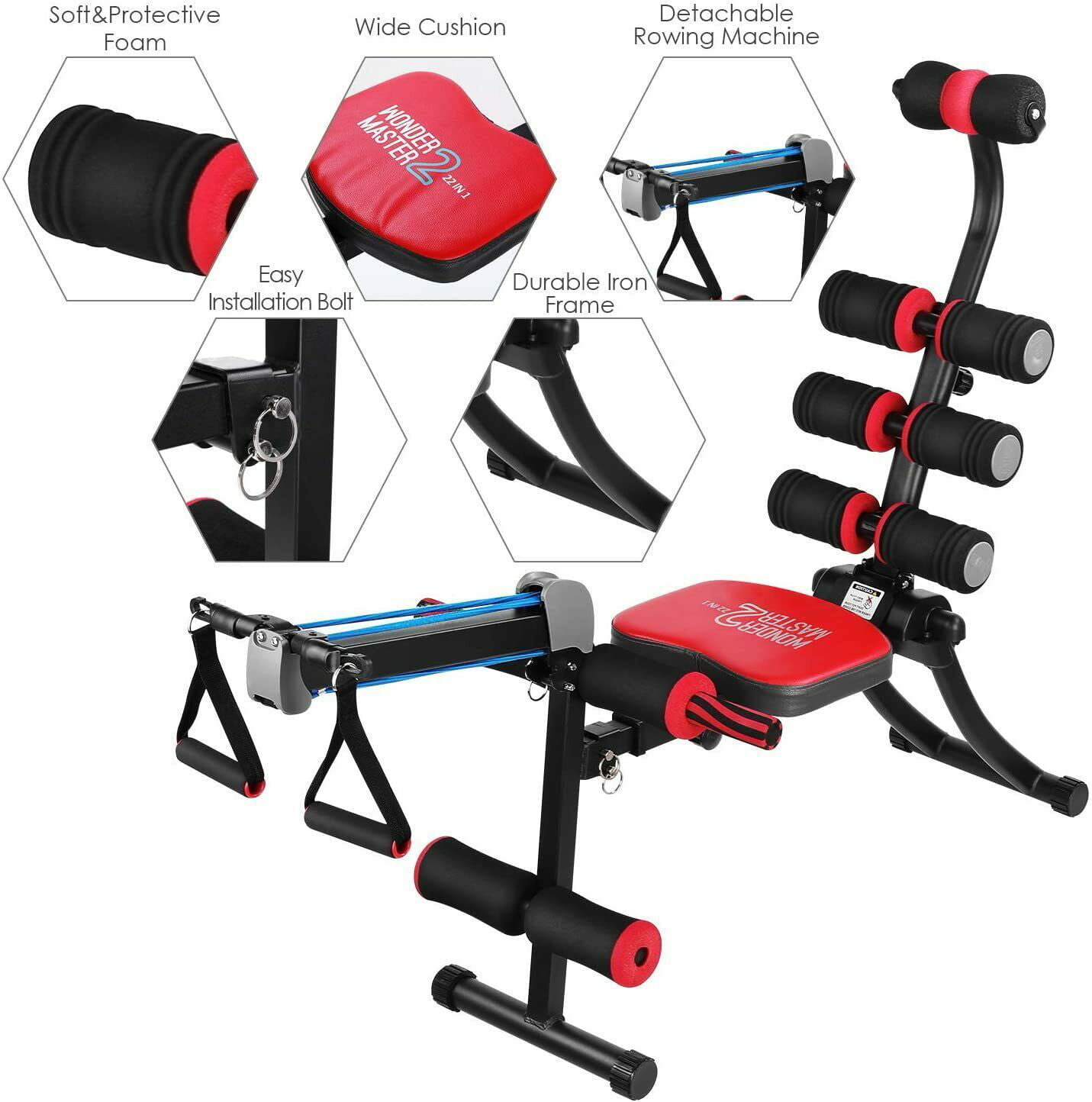 Details about   Adjustable Foldable AB Weight Bench Roman Chair Stool w/ Waist Twisting Machine 