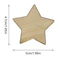 thumbnail image 3 of Wooden Stars and Rattan Moon Wall Decorations for Baby Nursery - Charming Decor for Boys and Girls, Natural Materials, Easy to Hang, Themed Bedroom Beautification, 3 of 5
