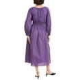 thumbnail image 2 of Rebecca Taylor womens  Poplin Smocked Waist Maxi Dress, xs, 2 of 3