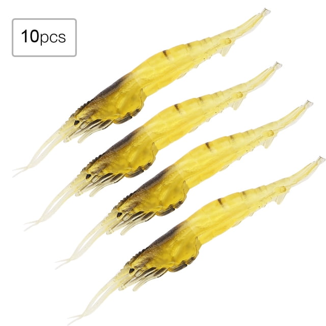 Cebos Suaves de Pesca Suave de 10 cm, Señuelos de Pesca Suave, 10 piezas de pesa en el mar para la piscina el lago de pesvaje