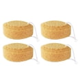 thumbnail image 1 of 4 toallitas de baño de algodón y algas marinas, esponja exfoliante corporal de panal de abeja, 1 of 8
