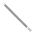 thumbnail image 2 of Tyvek® Wristbands Checkerboard Black 3/4" X 10" (500 Per/Case), 2 of 4