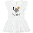 thumbnail image 3 of Inktastic 1st Birthday Woodland Bear 1 Year Old Girls Baby Dress, 3 of 5