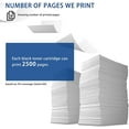 thumbnail image 3 of TN350 Toner Cartridge Black Replacement for Brother DCP-7010 Printer, 3 of 6