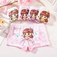 thumbnail image 4 of Children Underwear Girls Underpants Girls' Cartoon Cotton Boxer Briefs 5pcs Girls Panties Soft Girl Pants, 4 of 4