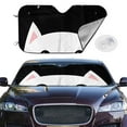 thumbnail image 2 of Balery Cat Meow Windshield Sun Shade, Car Front Window Sunshade Cover ,Automotive Interior Portected Blocks Uv Rays For Car Pickup Truck Suv Accessories- Small, 2 of 7