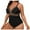 #0072-Black, variant on Ailaofu Women One Piece Swimsuit Deep V Neck Bathing Suit Tummy Control Swimsuit Mesh Hollow Out Swimwear