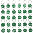 thumbnail image 5 of Masteelf 30pcs Round Number Tags Marking Number Tags Keychain Number Tags for Identification, 5 of 8