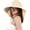 Creamy White, variant on Womens Sun Hat Wide Brim with Ponytail Hole Neck Flap Outdoor UV Protection Foldable Fishing Cap UPF 50+