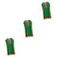 thumbnail image 1 of maskred Mode Femmes Plage Vacances Robe Boho Ethnique Élégante Robe en Vrac Vert 3Set, 1 of 6