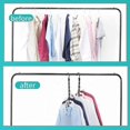 thumbnail image 4 of 6Pcs Space Saving Hangers, Hangers Space Savers, Coat Hangers Space Saving, Space Saving Hangers for Wardrobes, Clothes Hangers, 4 of 5