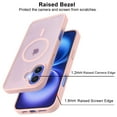 thumbnail image 5 of Tekcoo for iPhone 16 Plus Case, Compatible with MagSafe Military Grade Drop Protection Translucent Matte Back Magnetic Rugged Cover Slim Shockproof Phone Case for iPhone 16 Plus 6.7" - Pink, 5 of 9
