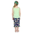 thumbnail image 3 of Komar Kids Girls' Pajama Tank Top and Ruffled Crop Pants Sleepwear, 3 of 5