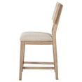 thumbnail image 4 of Lno Counter Dining Side Chair Set of 2- Rattan Woven Back- Beige Wood, 4 of 6