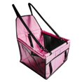 thumbnail image 1 of Deluxe Small Puppy Dog Asiento de coche Booster Seat Travel Carrier Transpirable Rosa Zulema Elevador de asiento de coche, 1 of 7