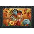 thumbnail image 2 of Briarwood Lane Fall Floral Birdhouses Doormat, 2 of 7