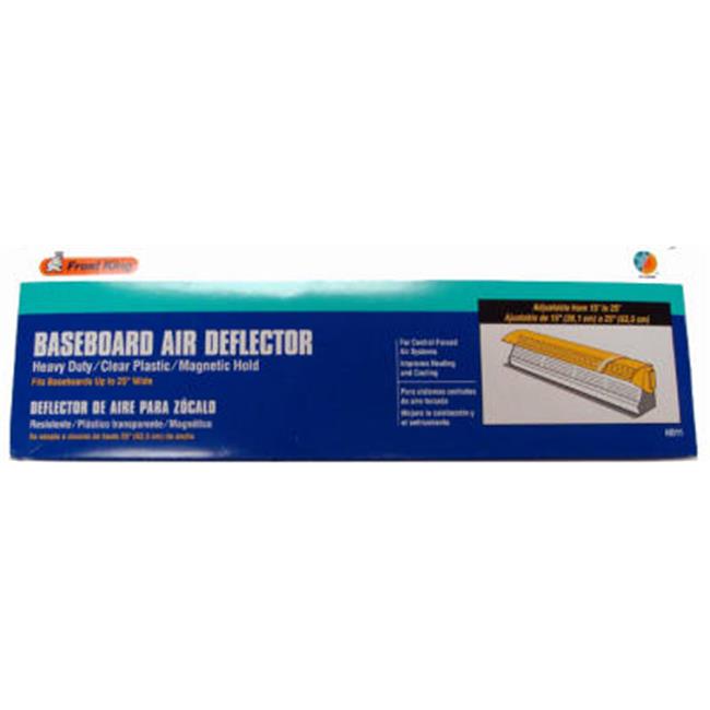 Adjustable 15/"-25/" for sale online Deflecto 53 Baseboard Register Air Deflector