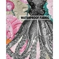 thumbnail image 5 of Pack of 2 Outdoor Pillow Covers, Octopus Spring Pink Flower Bloom Vintage Background Waterproof Square Throw Pillowcase Cushion Decorative Pillow Covers for Couch Patio Tent, 26x26 in, 5 of 6