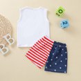 thumbnail image 5 of Dooleck Toddler Baby Girl 4th of July Outfit Shirts Top Shorts American Flag Clothes, 5 of 8