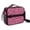 Black and Pink, variant on Pink Leopard Print Insulated Lunch Bag with Shoulder Strap and Bottle Holder,Bento School Lunch Bag Box,11x9.5x3.5 Inches