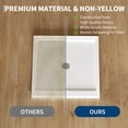 thumbnail image 4 of Shower Base 36x36 Inch - Slip Resistant Center Drain, White for Bathroom, 4 of 8