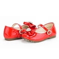 thumbnail image 2 of Dream Pairs Kids Girls Toddlers Mary Jane Flats Shoes Casual Princess Dress Shoes ANGEL-22 RED/PAT Size 4 Toddler, 2 of 3