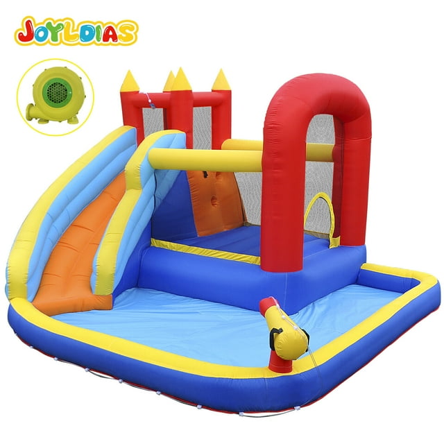 Large Inflatable Bounce House, Blow Up Water Slides for Kids Backyard
