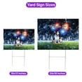 thumbnail image 5 of Happy New Year Bull Terrier Family Cheer Winter Midnight Firework Yard Sign Bully Dog Lovers Gifts Idea Outdoor Home Lawn Garden Porch Decor - 02025, 5 of 5