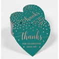 thumbnail image 2 of Inkdotpot Rose Gold Foil Paper Hang Tags Thanks For Celebrating With Me Birthday Favor Tags 50 Pieces, 2 of 6