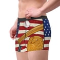 thumbnail image 3 of Bingfone American Flag And Baseball Men's Underwear - Casual Stretch Boxer Briefs-X-Large, 3 of 7
