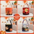 thumbnail image 6 of Halloween Candy Bags with LED Light, Trick or Treat Bags Reusable Goody Bucket Halloween Party Bags Light Up Candy Bags for Kids Halloween Supplies Favors Decorations (Red), 6 of 6