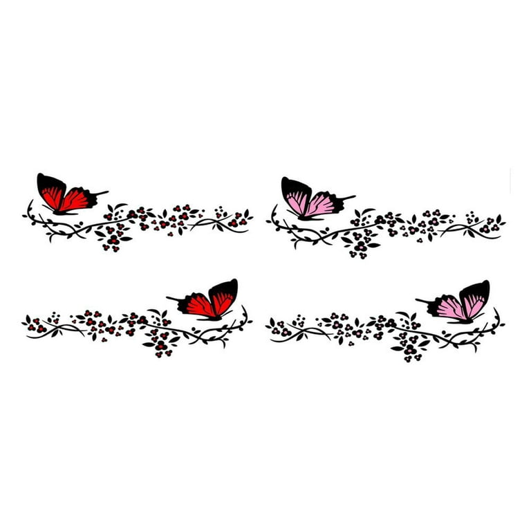 Butterfly Roses Decal Custom Vinyl Car Truck Window Sticker –  CustomVinylDecals4U