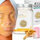 thumbnail image 1 of BRUN Jelly Mask Jar 24k Gold Mandelic AC AHA Mascarilla de goma para el cuidado facial despegable | Juego de spa en tarro con mascarilla de gel hidratante para el cuidado de la piel de 23 onzas líquid, 1 of 5