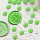 thumbnail image 1 of Juego de partículas de cuentas de cera de sellado luminoso de 100 piezas para sello de sellado de bricolaje (verde), 1 of 5