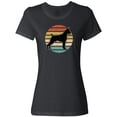 thumbnail image 3 of Inktastic Boxer Dog Vintage Silhouette Women's T-Shirt, 3 of 5