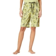 Womens Animal Flurry Print Pajama Drawstring Shorts