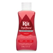(3 pack) Rit DyeMore Synthetic Fabric Dye – 7 fl oz Bottle, Color for Polyester, Nylon & Acrylic Surfaces- Racing Red