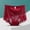 Wine, variant on Women's Seamless Lace Thong Panties for Comfort and Style - High Waisted Underwear for Everyday Wear