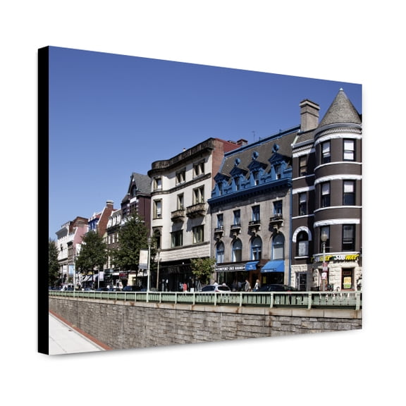 Canvas Print: Buildings, Connecticut Ave. Near Q St., In The Dupont Circle Area