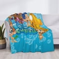 thumbnail image 3 of Bubble Guppies Flannel Blanket Cozy Ultra-Soft Micro Throw Blanket For Bed Sofa Couch Car Office Camping Travel All Season Fleece Blanket 60"x50", 3 of 8